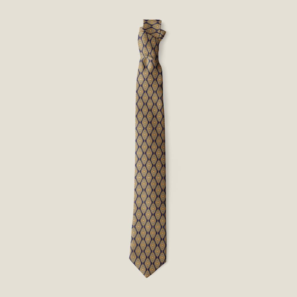 Ties & Pocket Squares |  Mens Silk Geometric Print Tie Accessories Mens