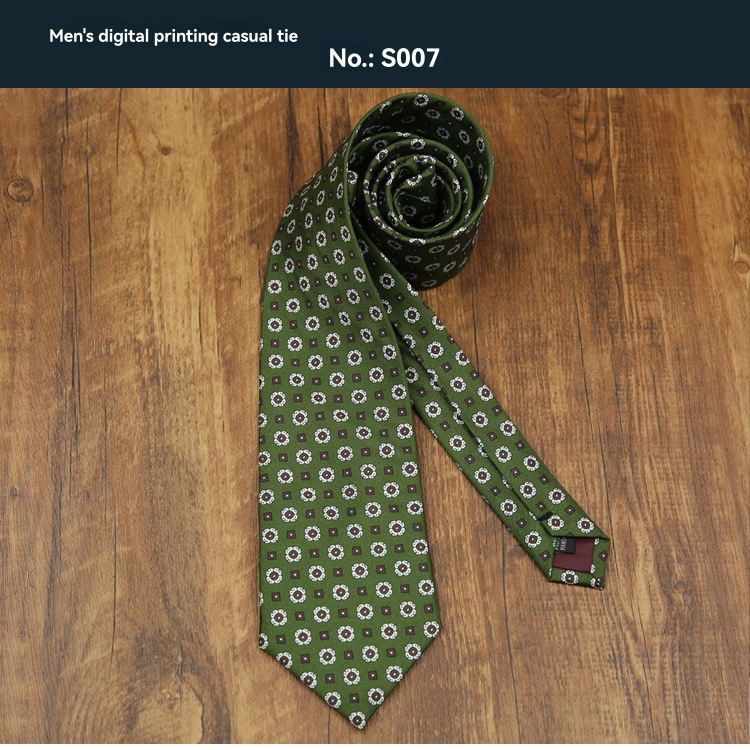 Ties & Pocket Squares |  Mens Silk Medallion Print Tie Accessories Mens