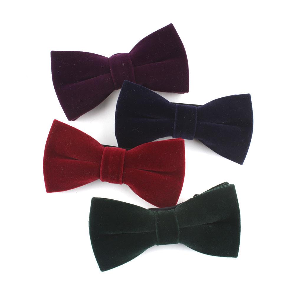 Ties & Pocket Squares |  Mens Velvet Bow Tie Accessories Mens