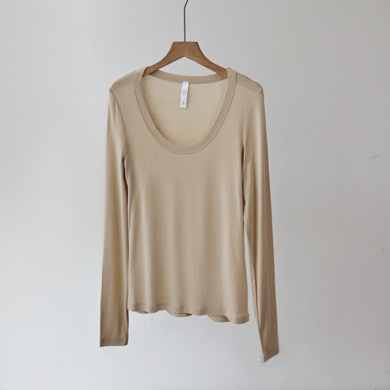 Tops |  Womens Jersey V-Neck Top Clothing Sage