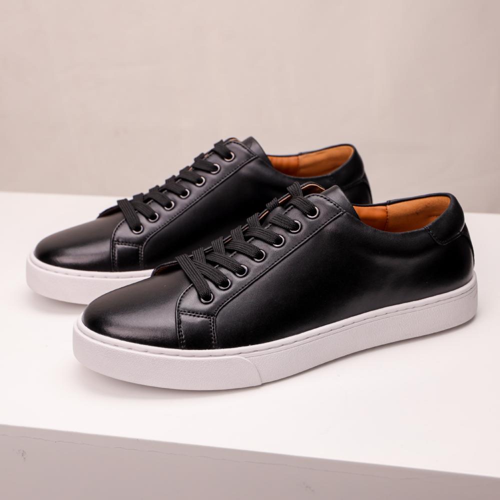 Trainers |  Mens Nubuck Leather Low Top Trainers Mens Mens