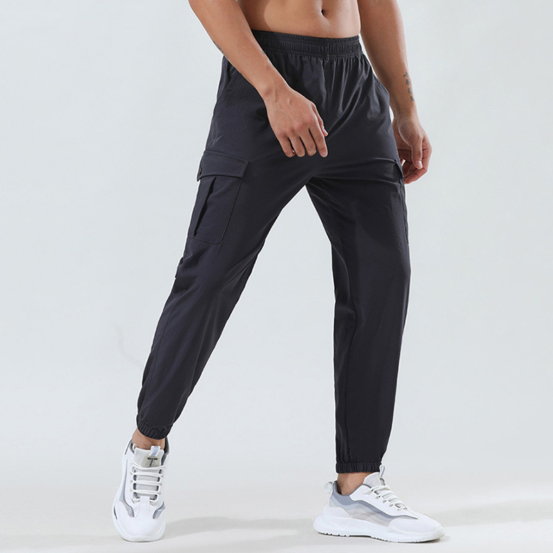 Trousers |  Mens Elasticated Cargo Trousers Clothing Airforce Blue