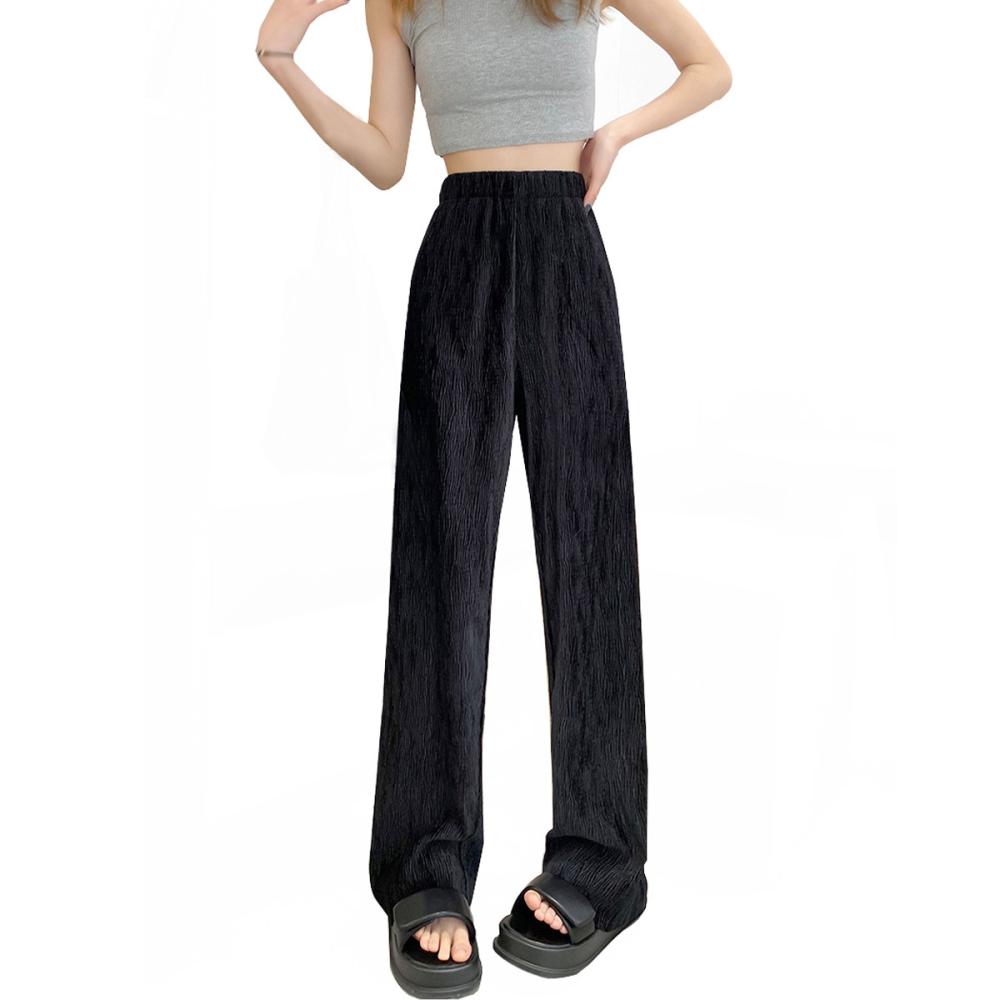 Trousers |  Womens Atelier Fringed Crepe Trousers Clothing Black