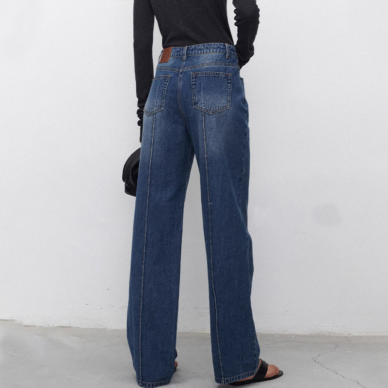 Trousers |  Womens Flared Front Seam Jeans Clothing Jeans