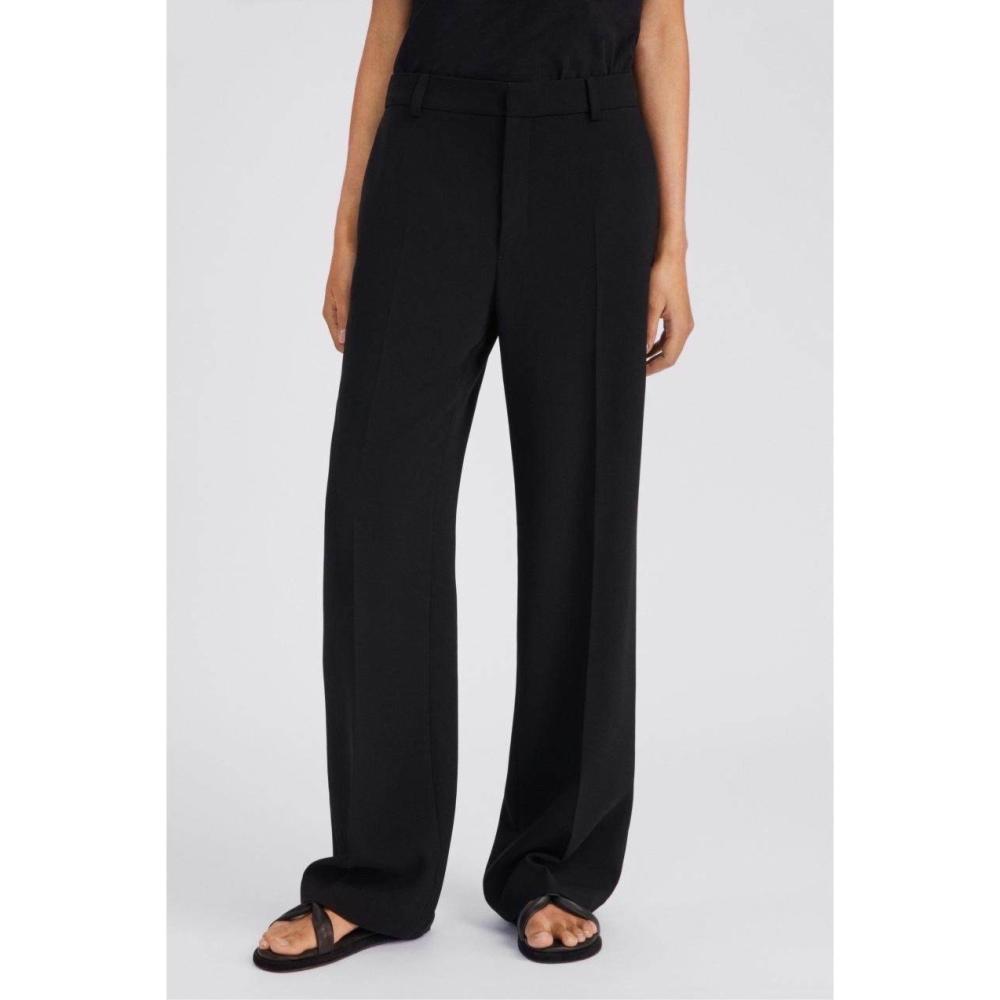 Trousers |  Womens High Rise Pleat Front Trousers Clothing Navy