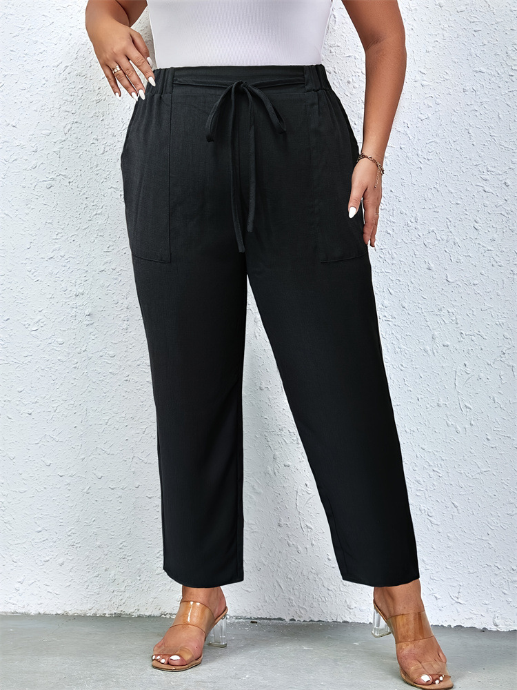 Trousers |  Womens Pull On Trousers Clothing Black