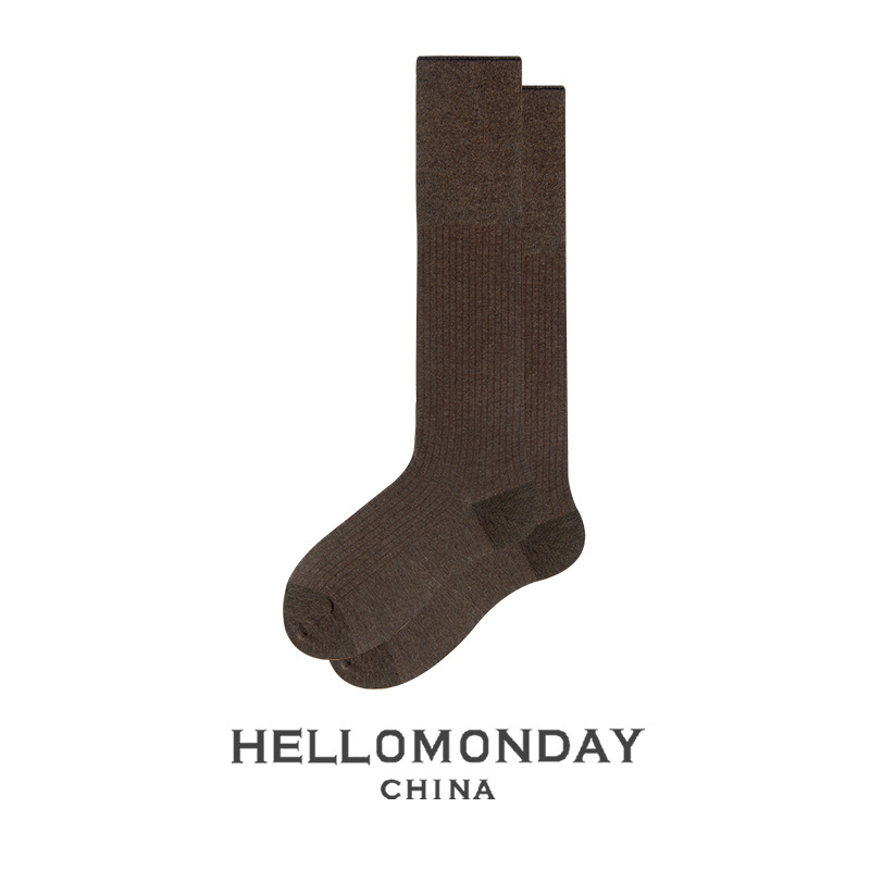 Underwear & Socks |  Mens Ribbed Socks Accessories Bordeaux