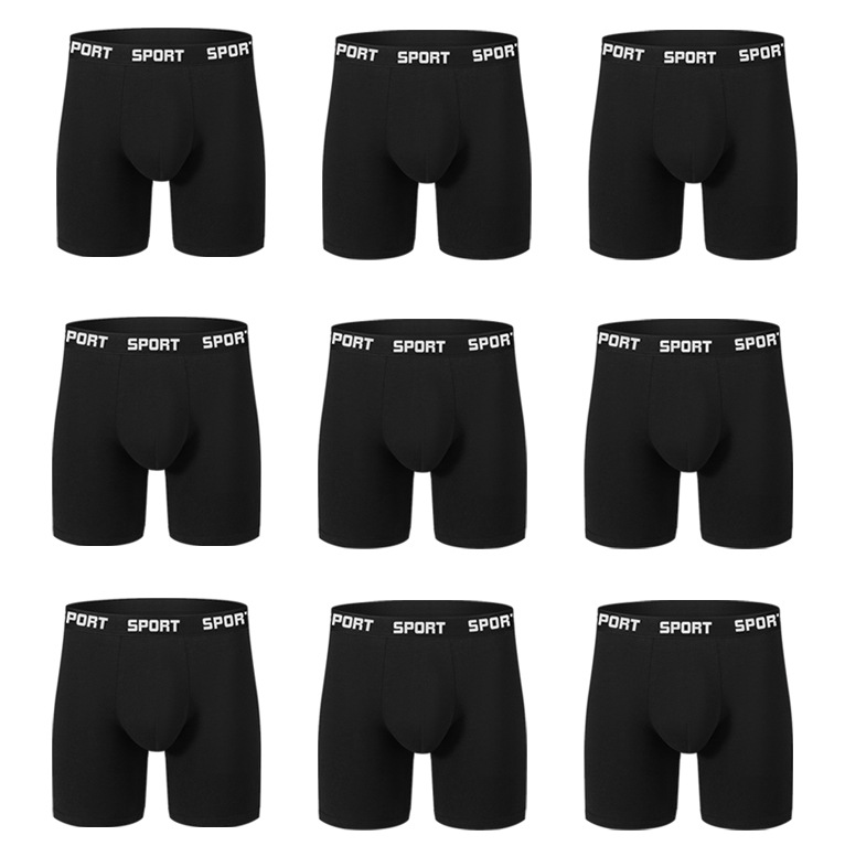 Underwear & Socks |  Mens Three Pack Organic Cotton Boxers Accessories Black