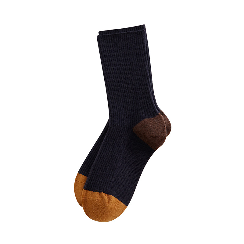 Underwear & Socks |  Mens Wool-Cashmere Blend Ribbed Socks Accessories Black