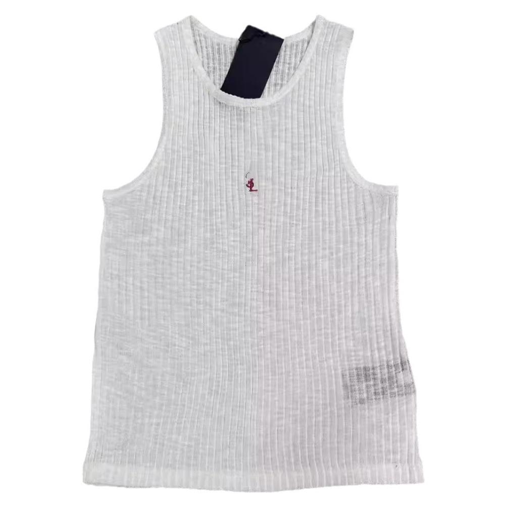 Vests |  Womens Mclaren F1 Ribbed Cotton Embroidered Vest Clothing Tops