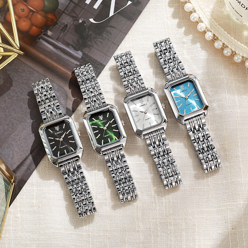 Watches |  Womens Diamante Green Dial Gold Bracelet Watch Accessories Watches