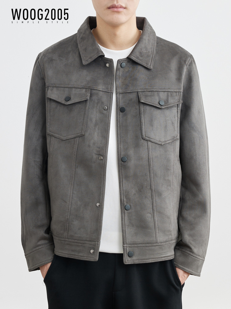 Leather & Suede Jackets |  Mens Suede Trucker Jacket Clothing Coats & Jackets