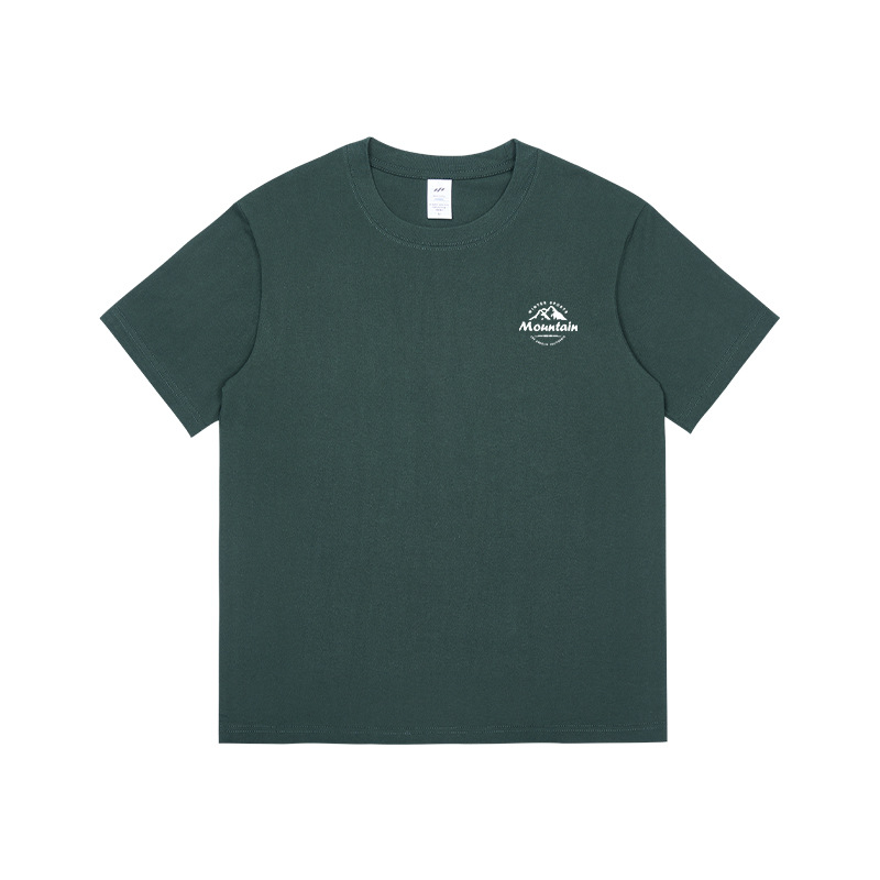 T-Shirts |  Mens Ché Oversized Cotton Airline Print T-Shirt Clothing Dark Green