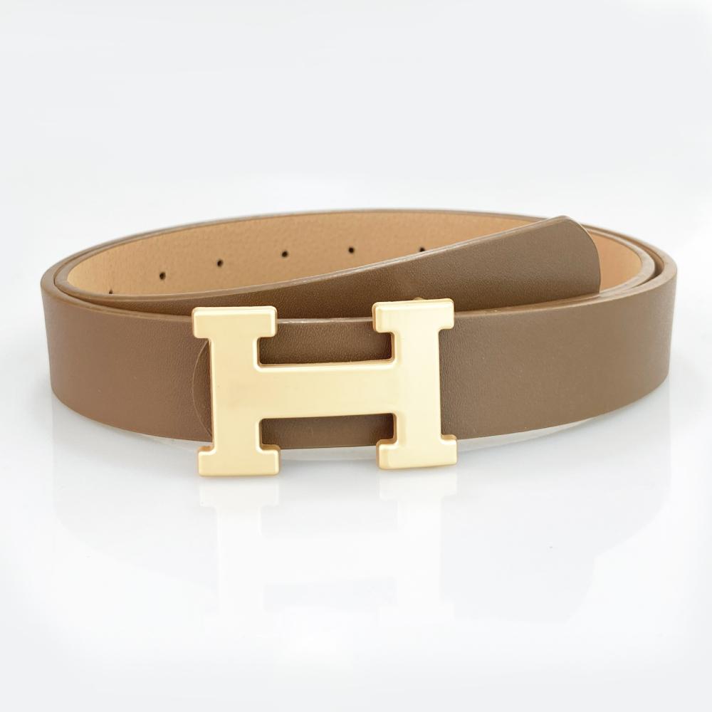 Belts |  Womens Leather Square Hinge Belt