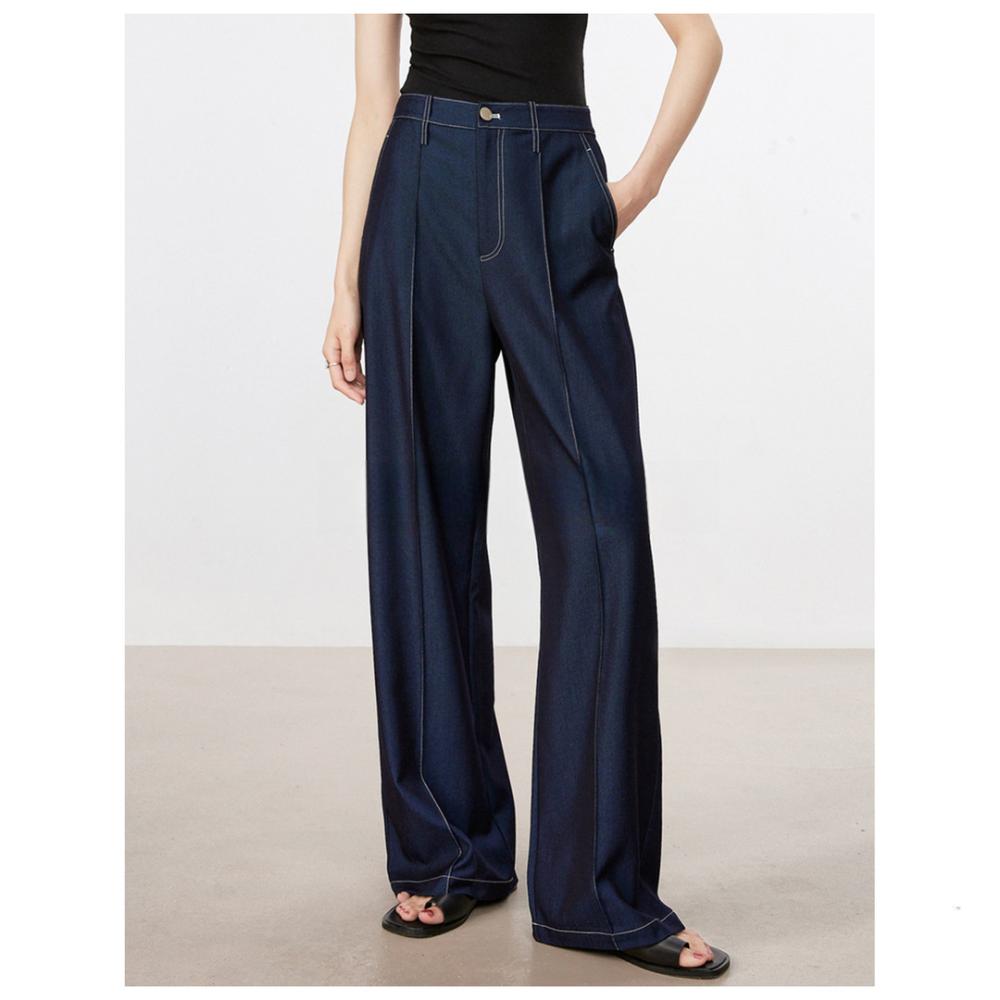 Jeans |  Womens Straight-Leg Trouser Jeans Clothing Indigo Blue